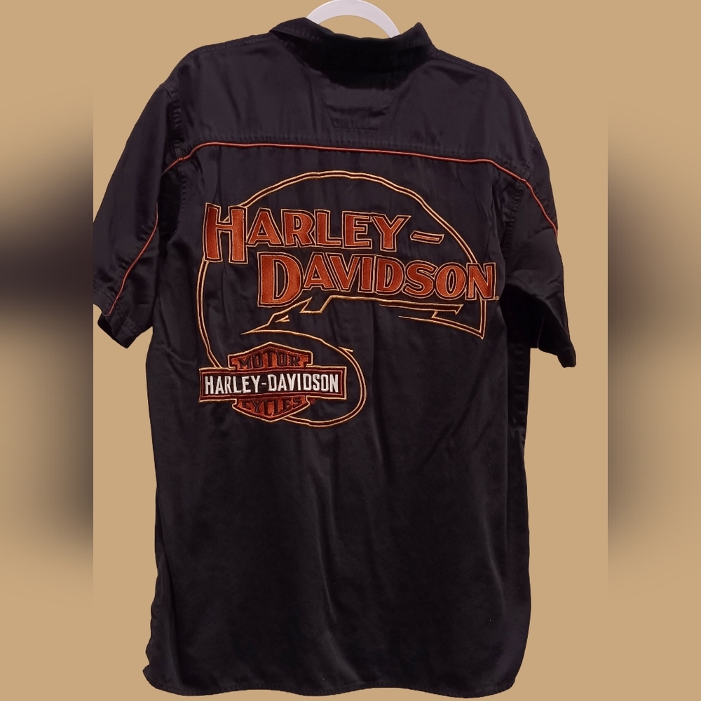 Vintage Harley-Davidson Men's Button Down